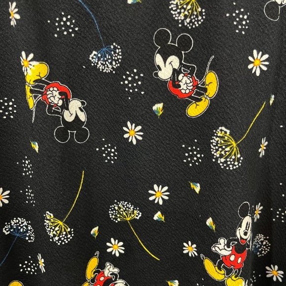 Disney Mickey Mouse floral print skirtalls overall suspender skirt - Picture 6 of 8
